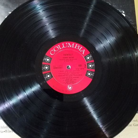 1959 Johnny Mathis "Faithfully" Vinyl Album - Picture 6 of 7